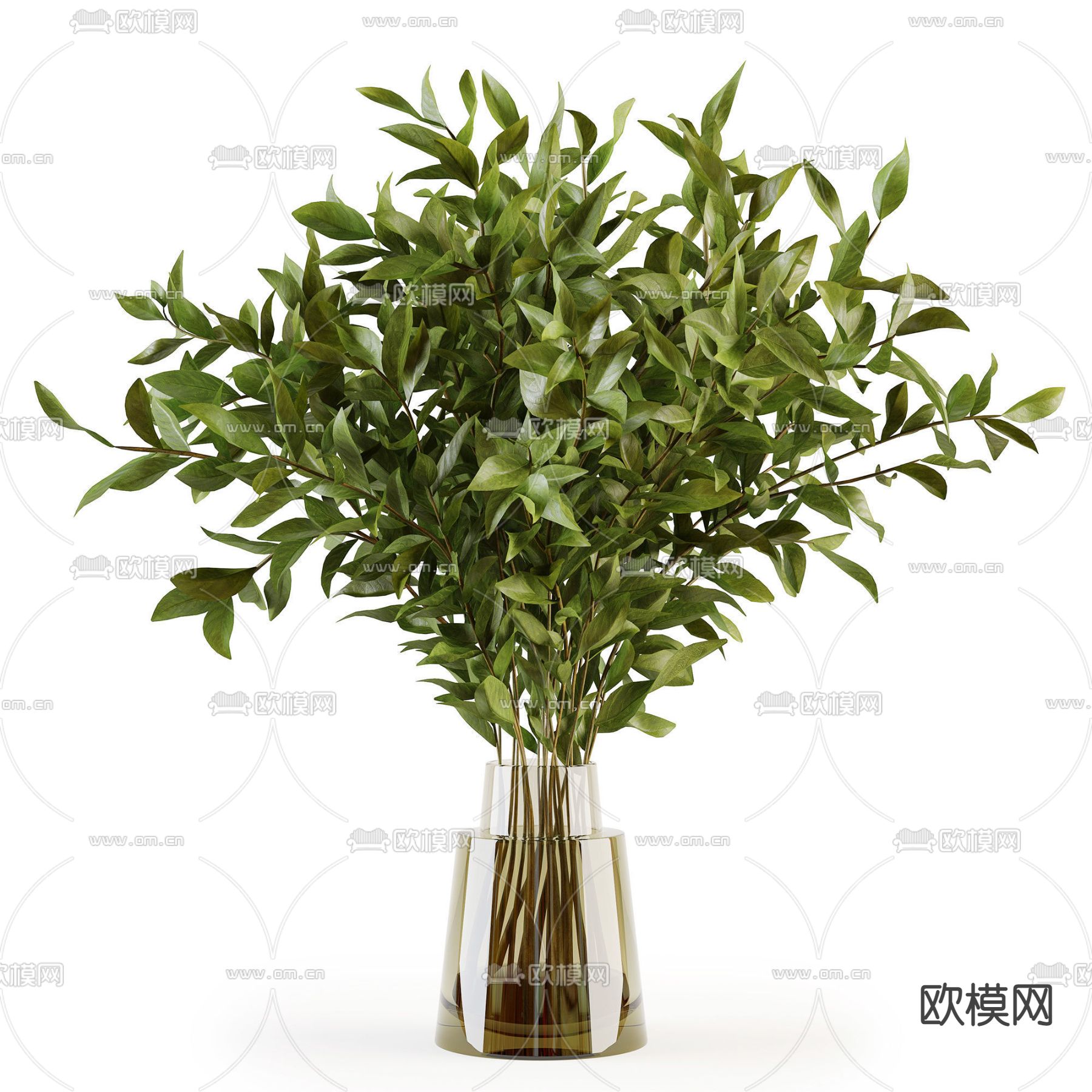 水生植物 插花 花瓶3d模型下载