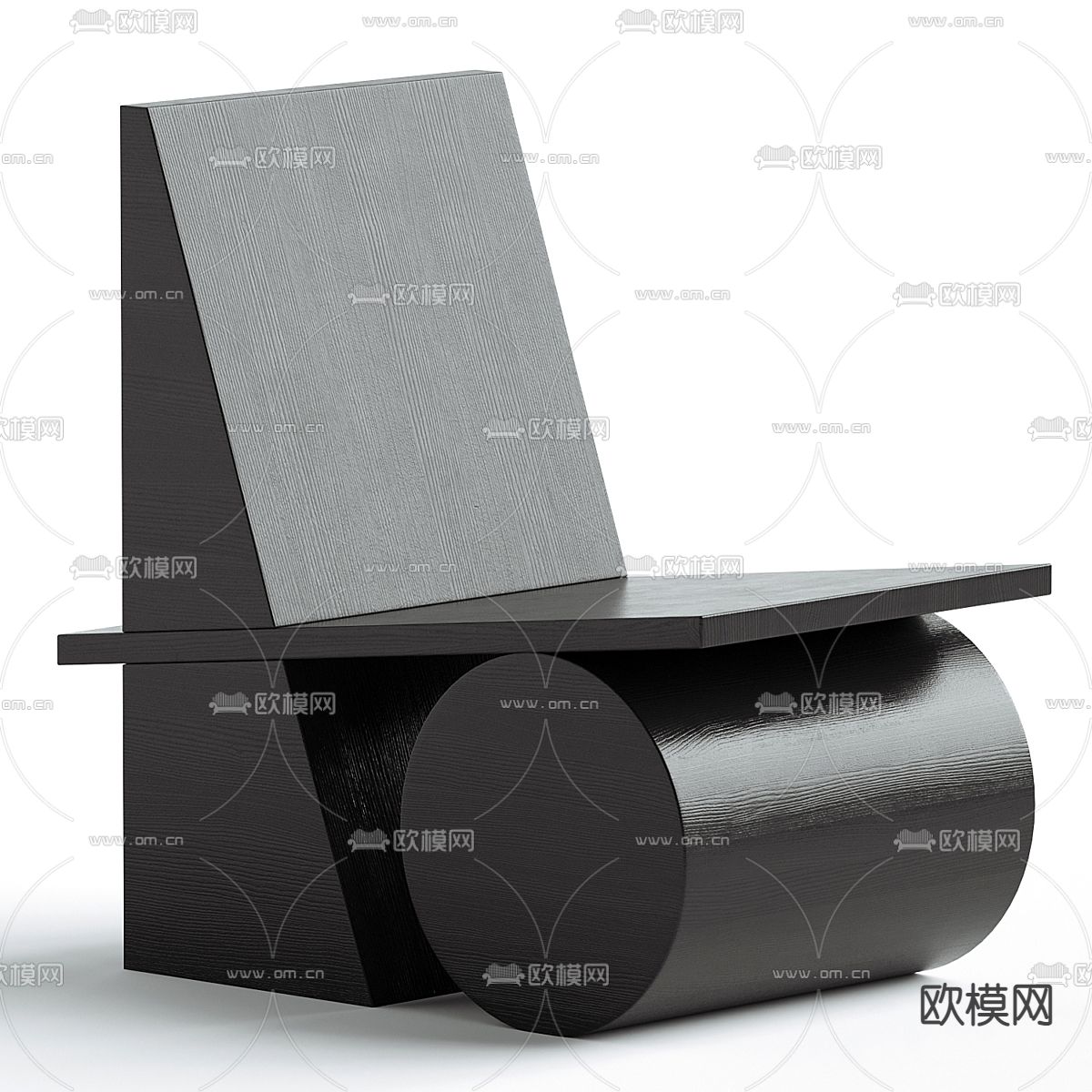 意大利 oak 休闲椅子3d模型下载_ID13047874_3dmax免费模型-欧模网