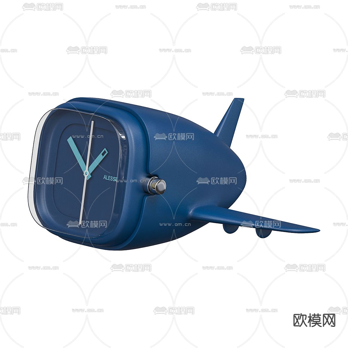 卡通闹钟 钟表3d模型