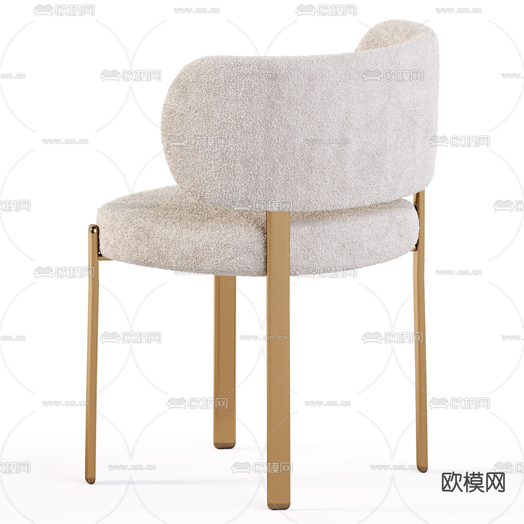 Turri 现代椅子 餐椅3d模型下载（渲染图6）