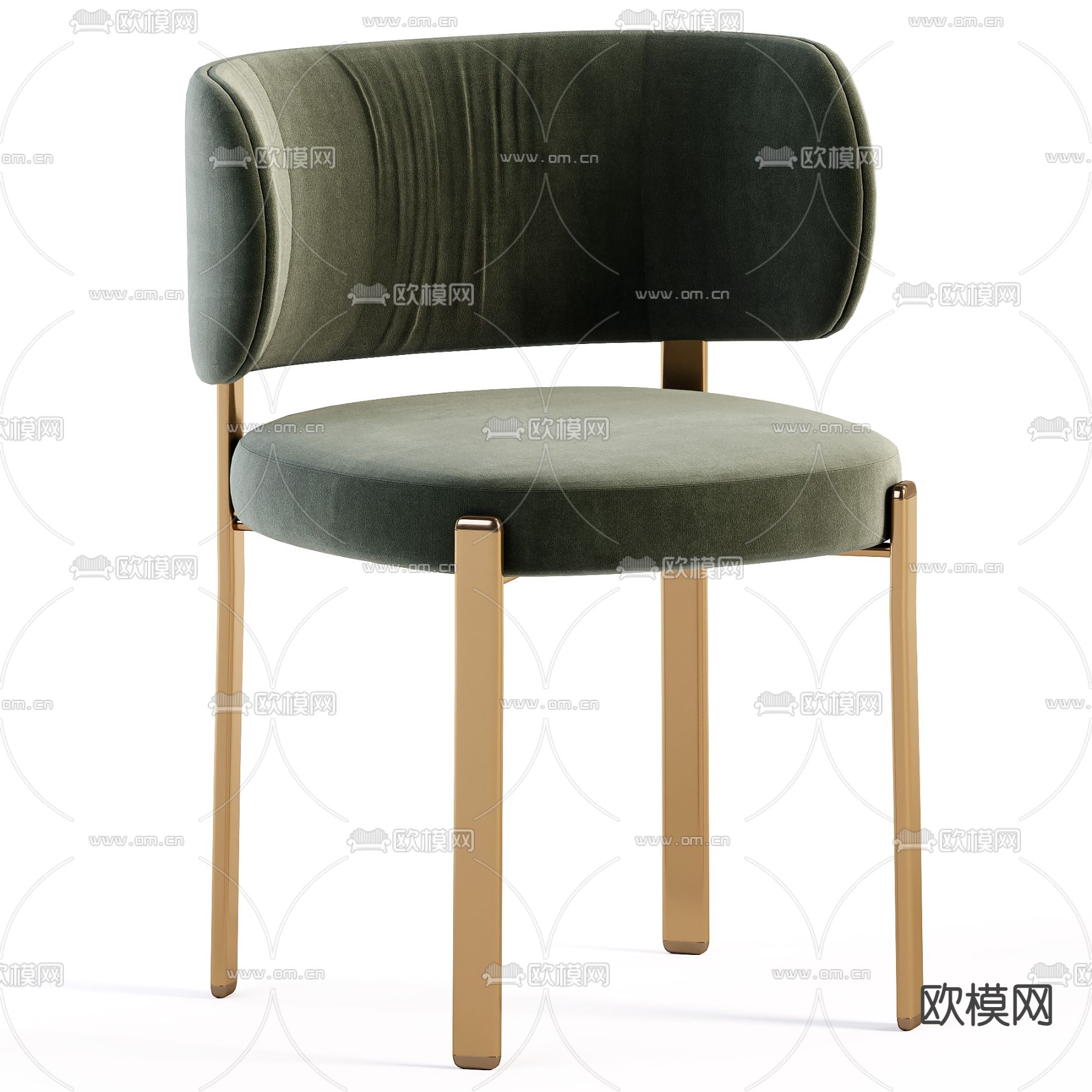 Turri 现代椅子 餐椅3d模型下载（渲染图5）