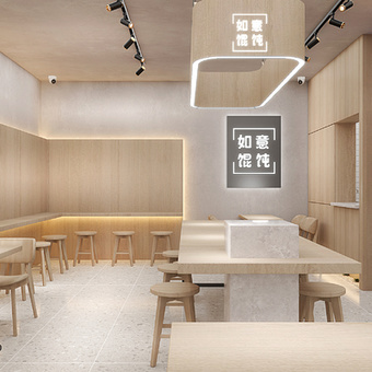 快餐厅 馄饨店3d模型