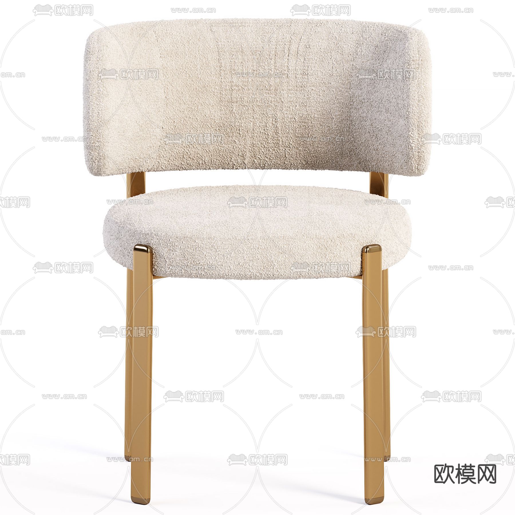 Turri 现代椅子 餐椅3d模型下载（渲染图2）