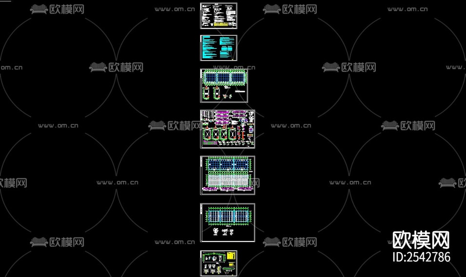 糧倉(cāng)cad施工圖下載(渲染圖1)