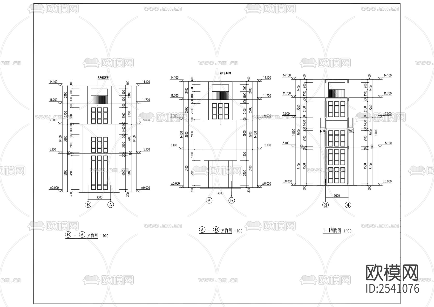 中学景观cad施工图下载（渲染图9）