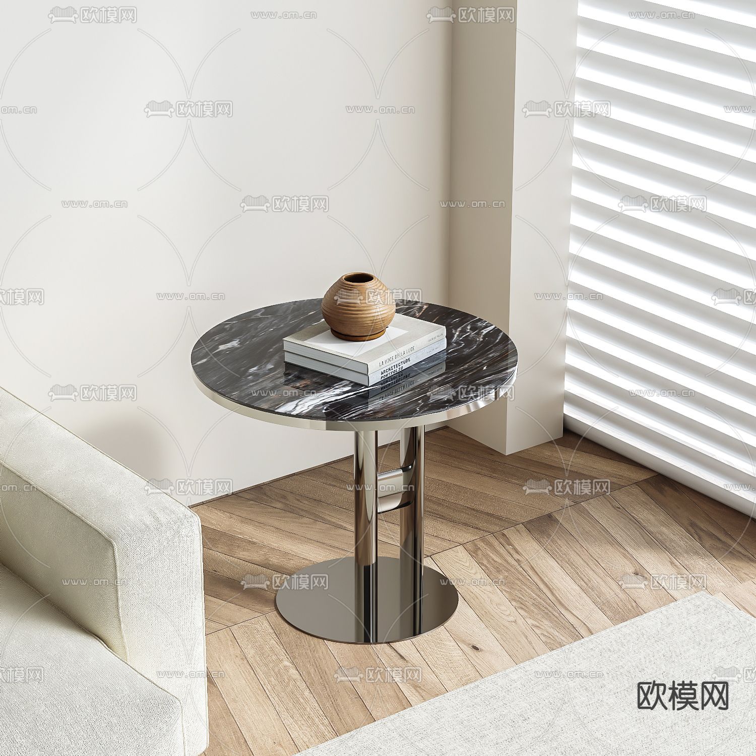 边几 角几 圆几3d模型下载