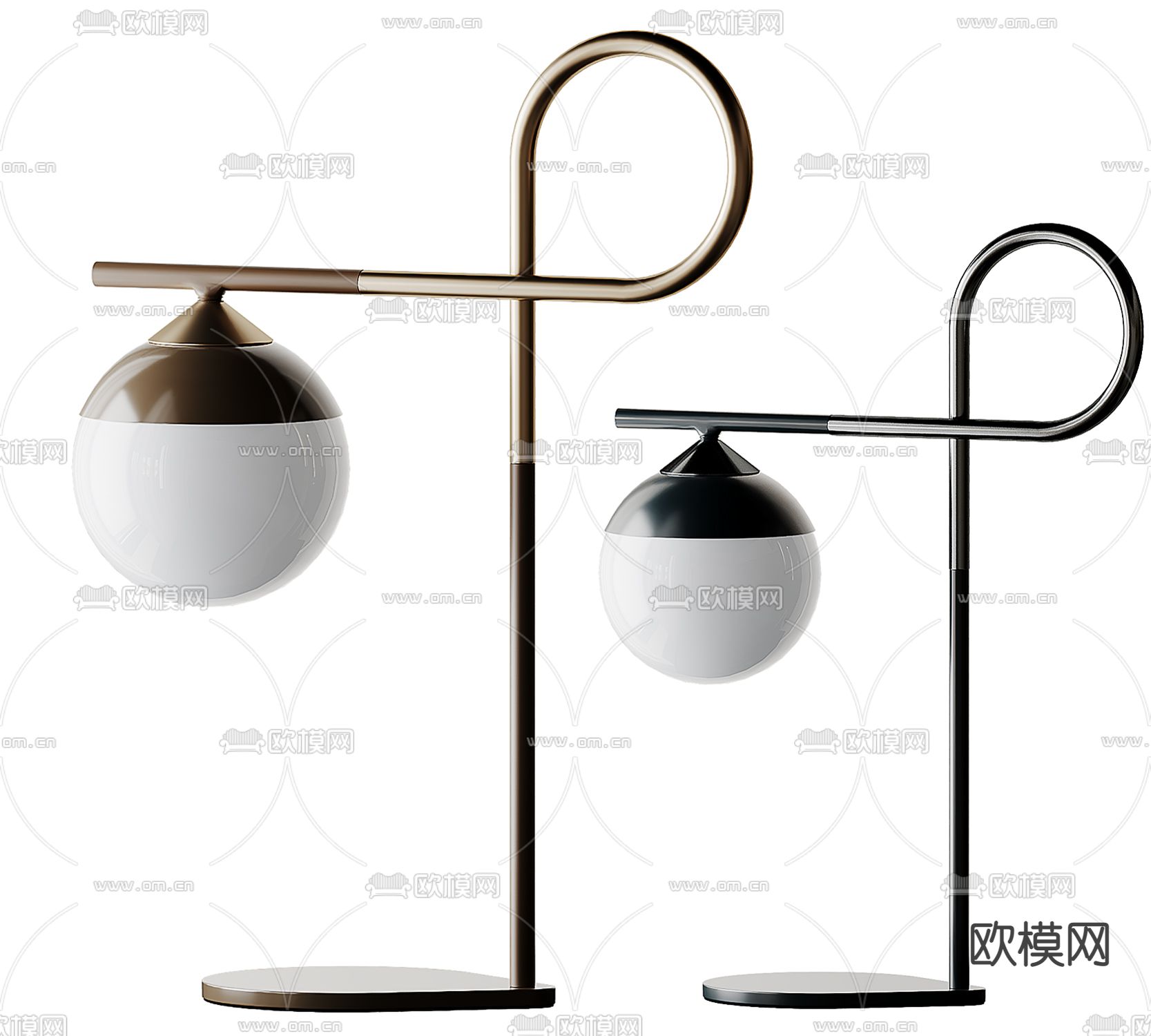 Cor 台灯3d模型下载