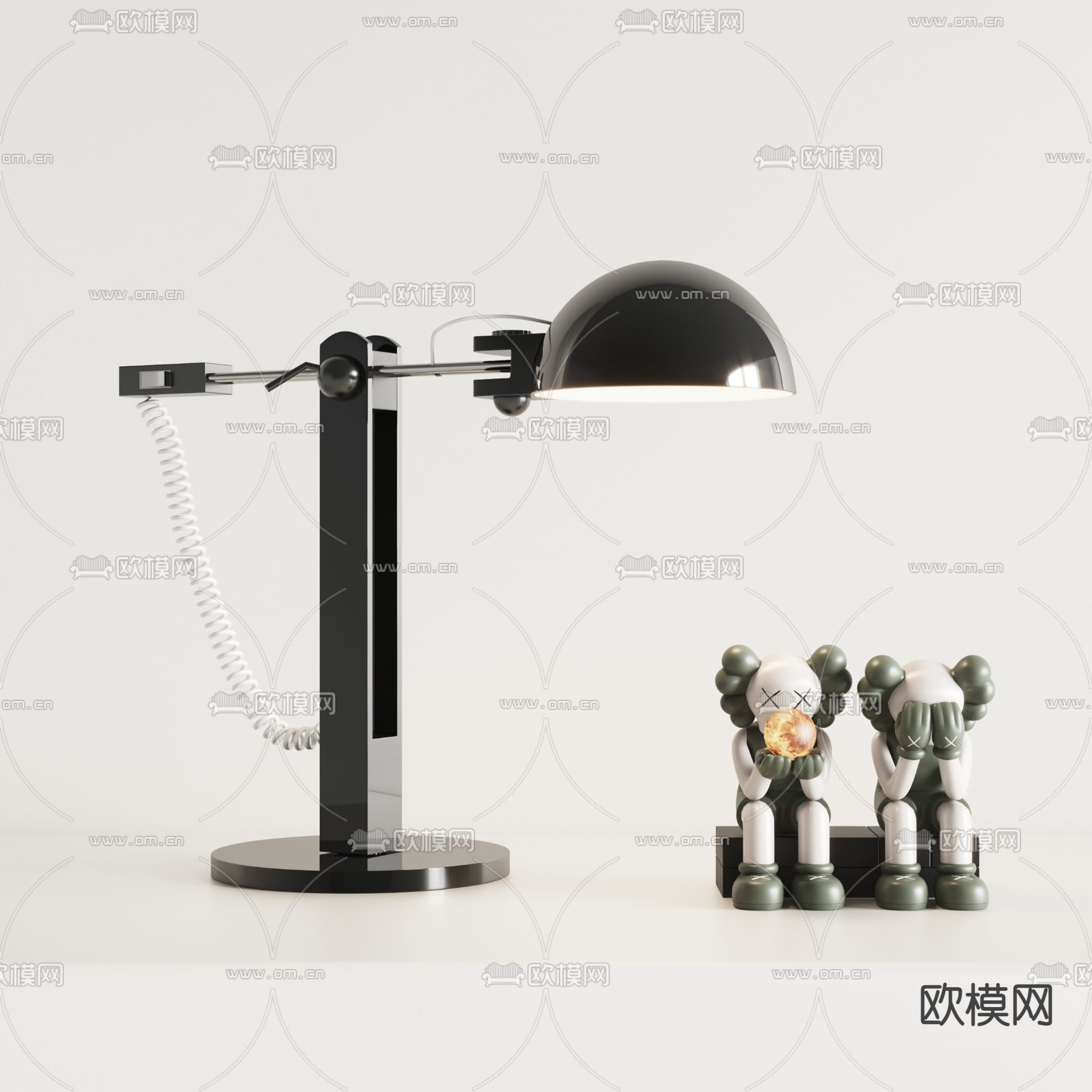 FLEXFORM 台灯 阅读灯3d模型下载_ID13051841_3dmax免费模型-欧模网