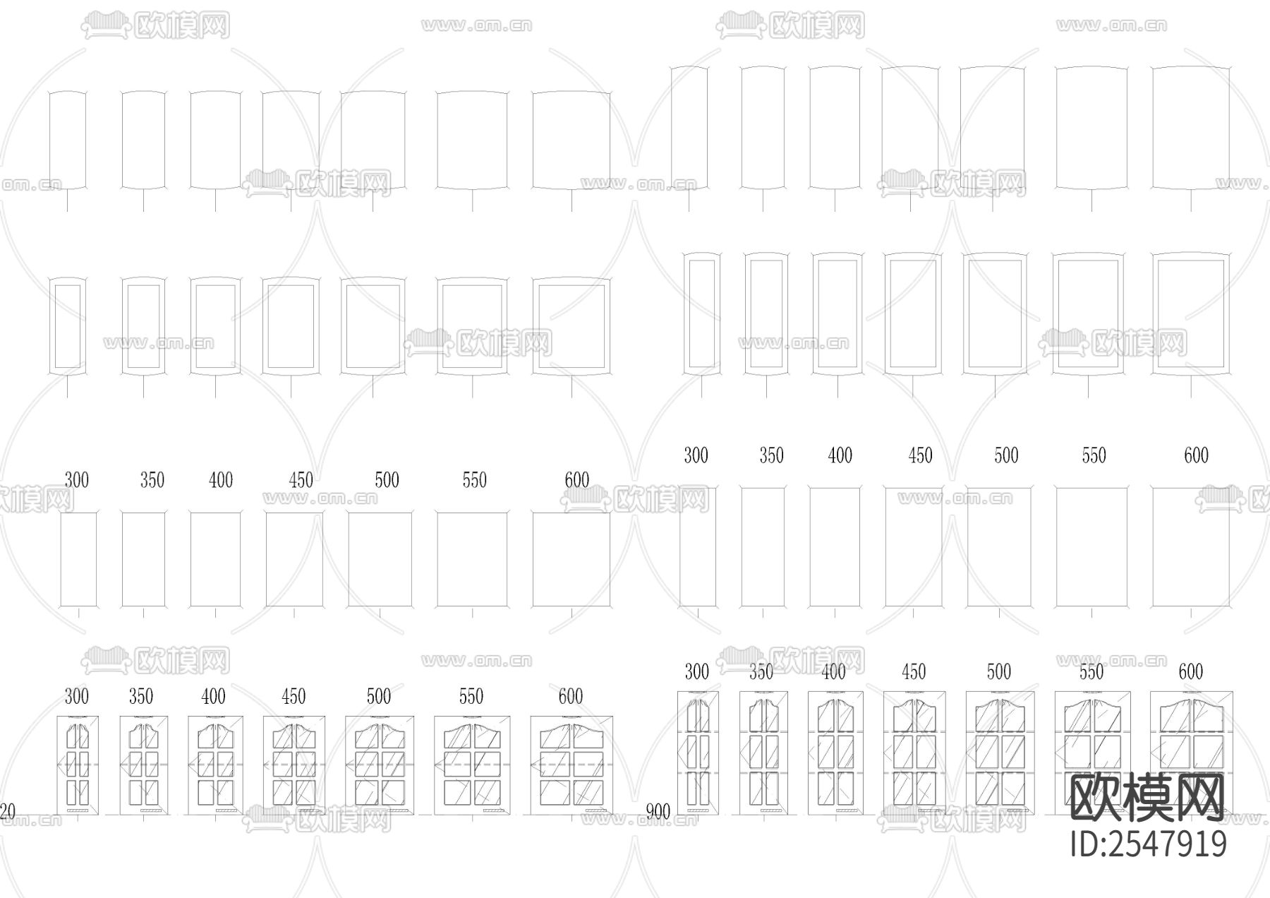 专业橱柜标准CAD图库下载（渲染图6）