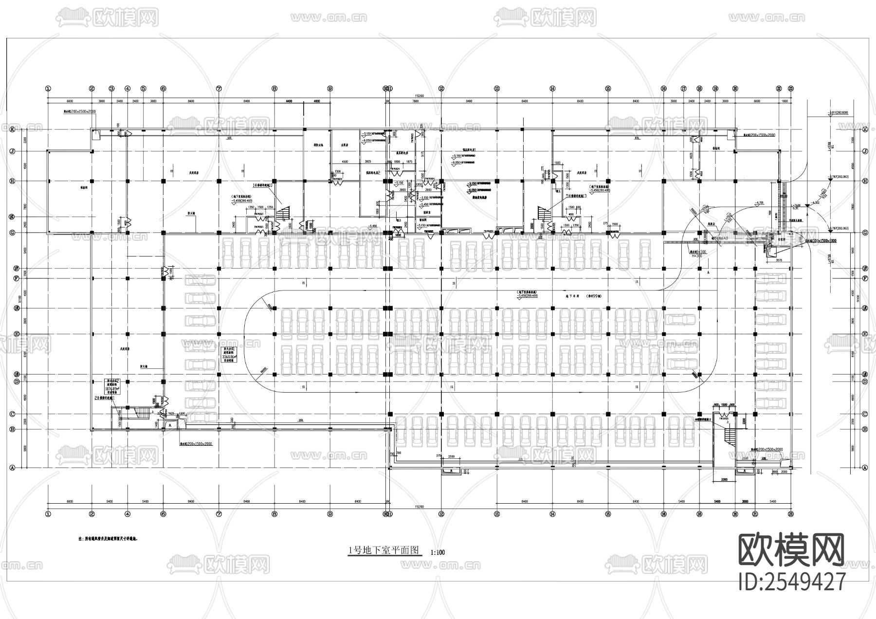 仿古商业街CAD施工图下载（渲染图1）