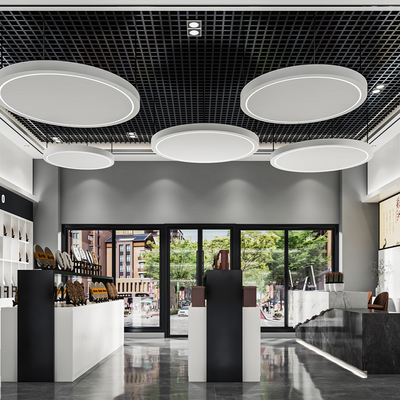  现代茶叶店su模型 