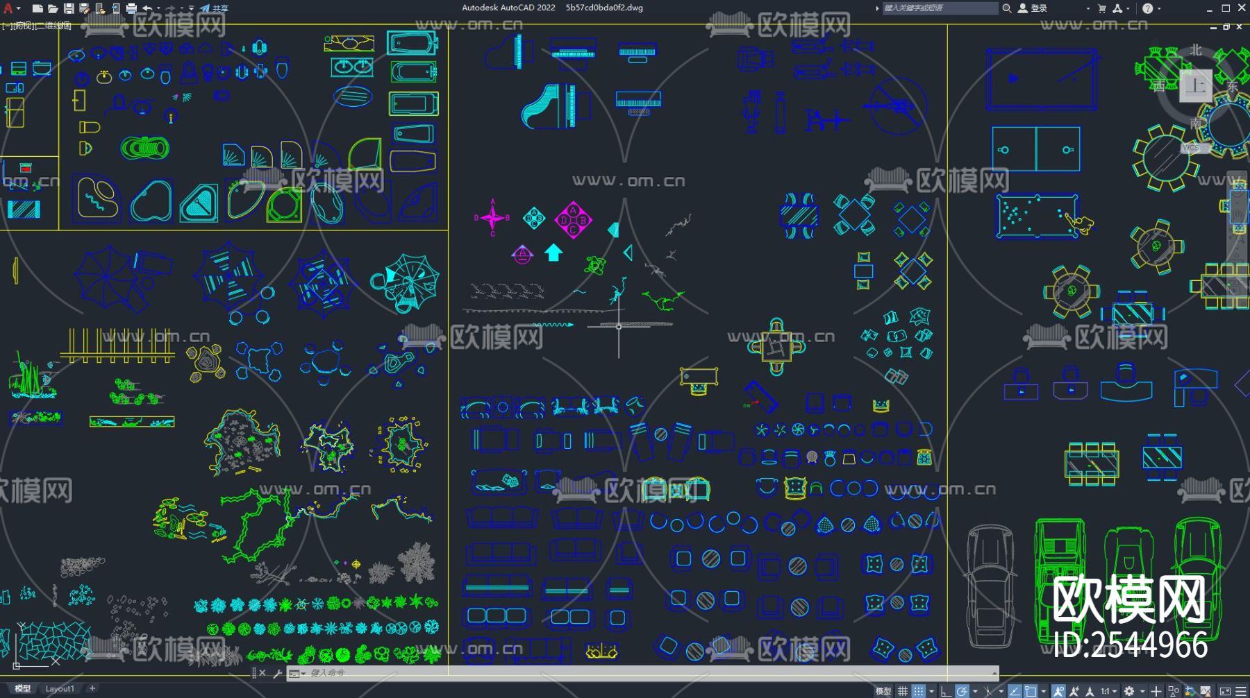 室内装饰cad图库下载（渲染图3）
