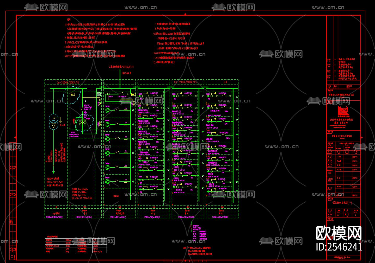 博物馆强电CAD施工图下载（渲染图4）
