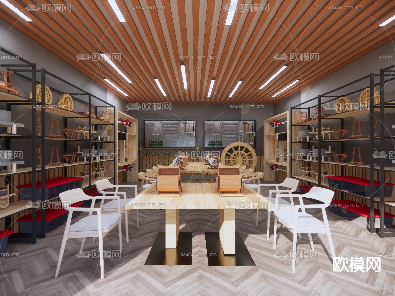 木材手工坊su模型