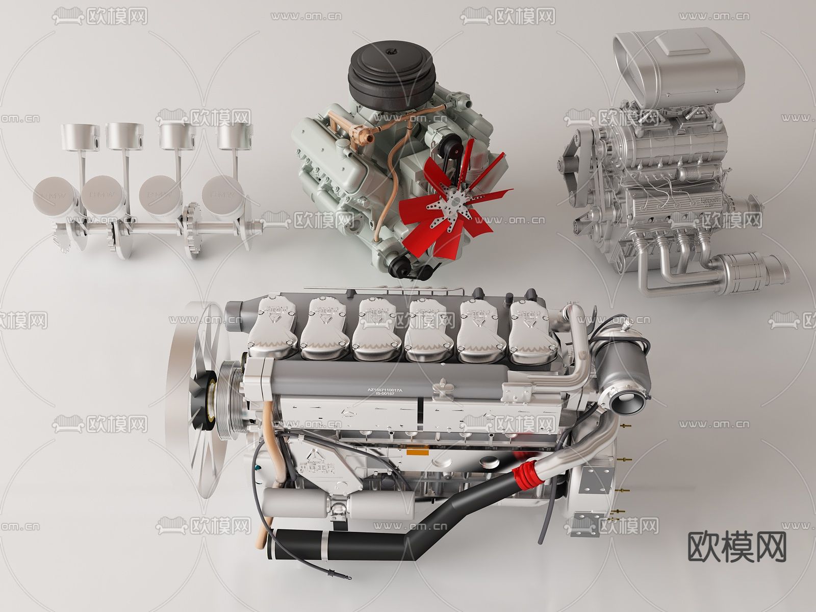 工业器材 工业设备 机械设备su模型下载（渲染图1）