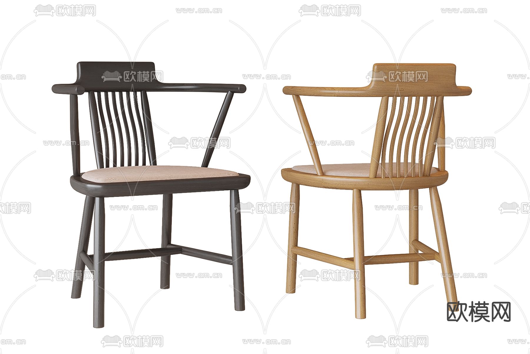 椅子 餐椅3d模型下载