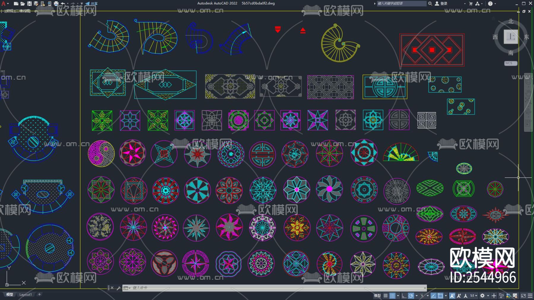 室内装饰cad图库下载（渲染图4）
