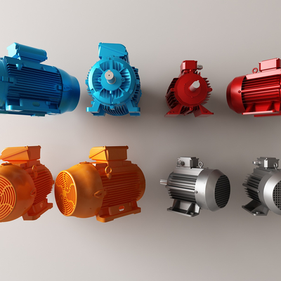  工业设备 电机su模型 