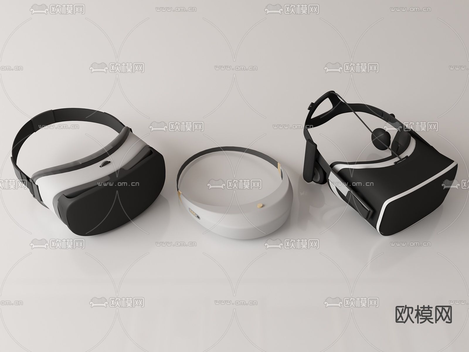 VR眼镜 外接式头戴设备su模型下载（渲染图1）