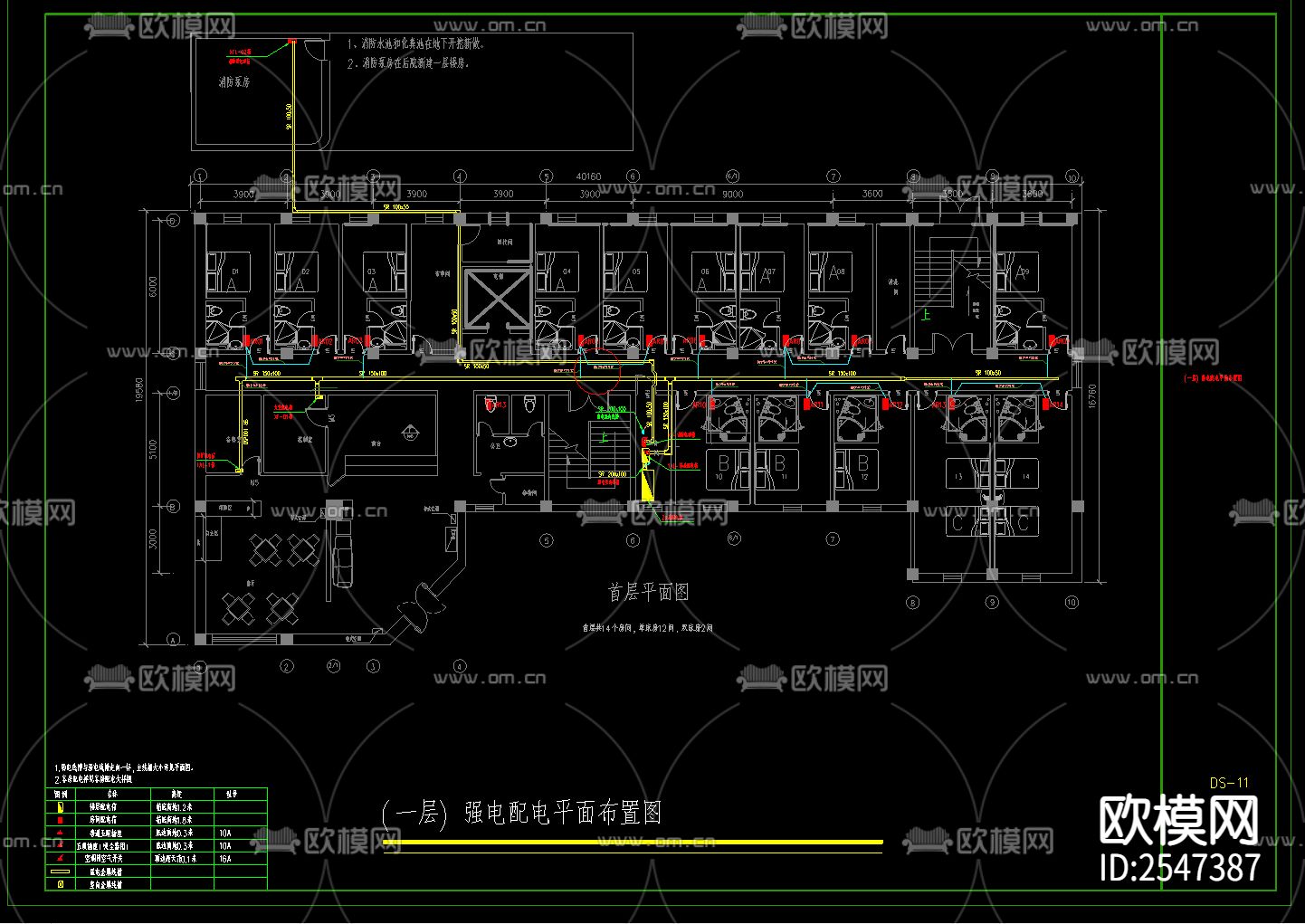 电气系统CAD图库下载（渲染图7）