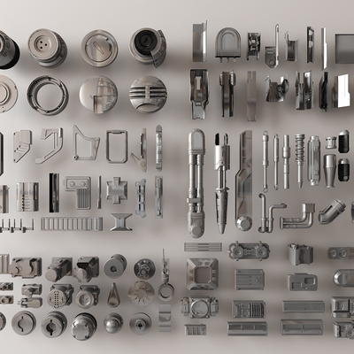  机械五金 工业机器 零件器材su模型 