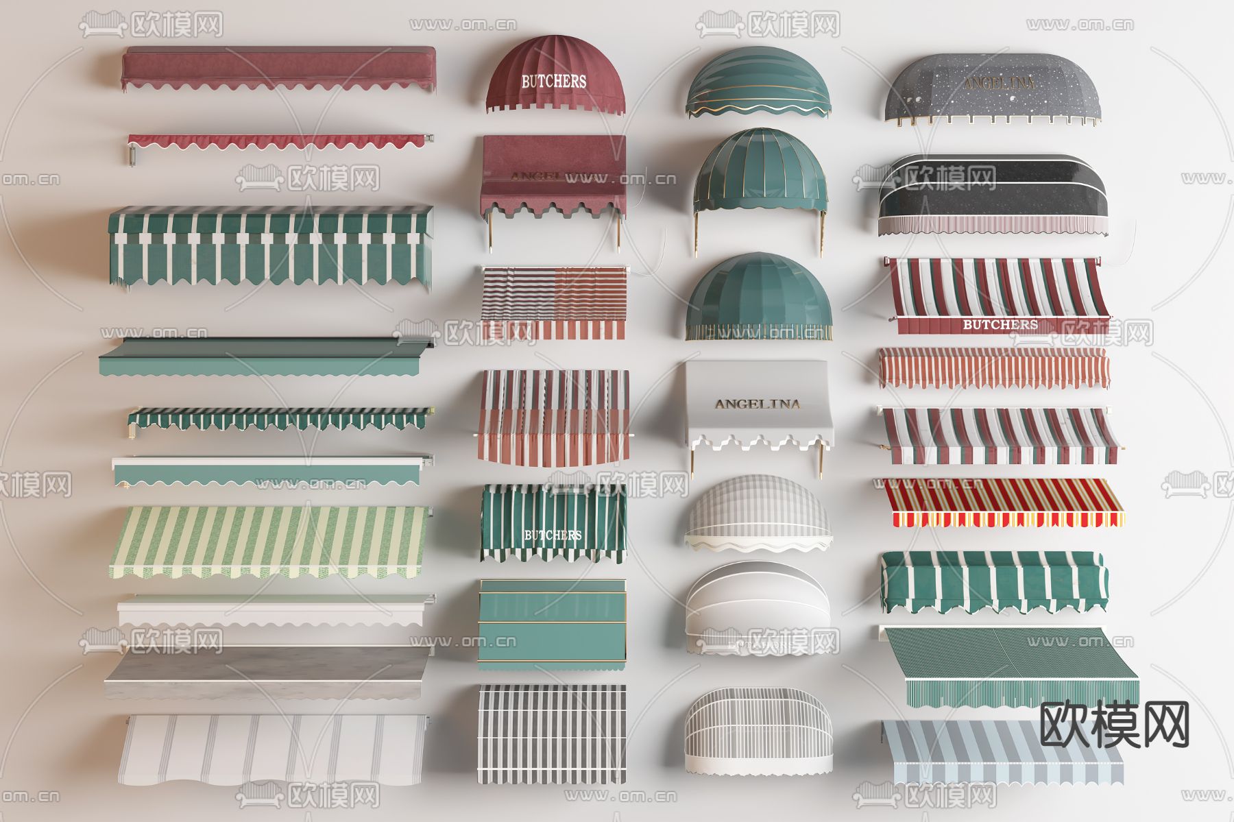 雨棚 遮阳棚 遮雨棚3d模型下载