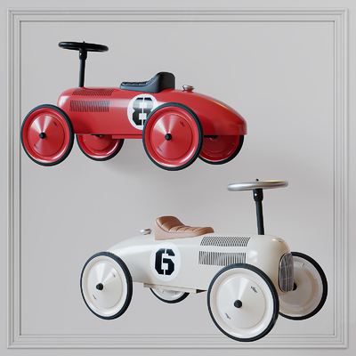  儿童玩具车su模型 