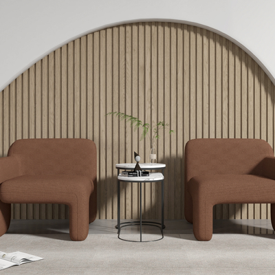  圆几 休闲沙发su模型 