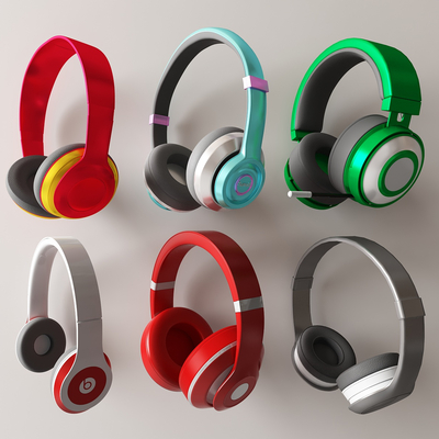  现代耳机 耳麦su模型 