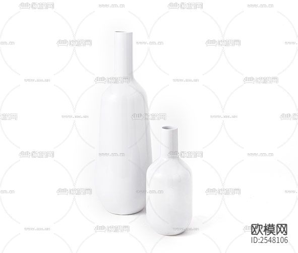 高温色釉花瓶