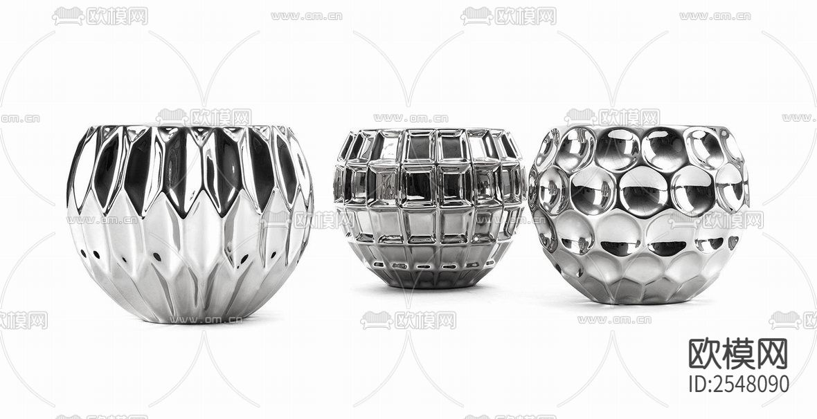 高温色釉花瓶下载（渲染图5）