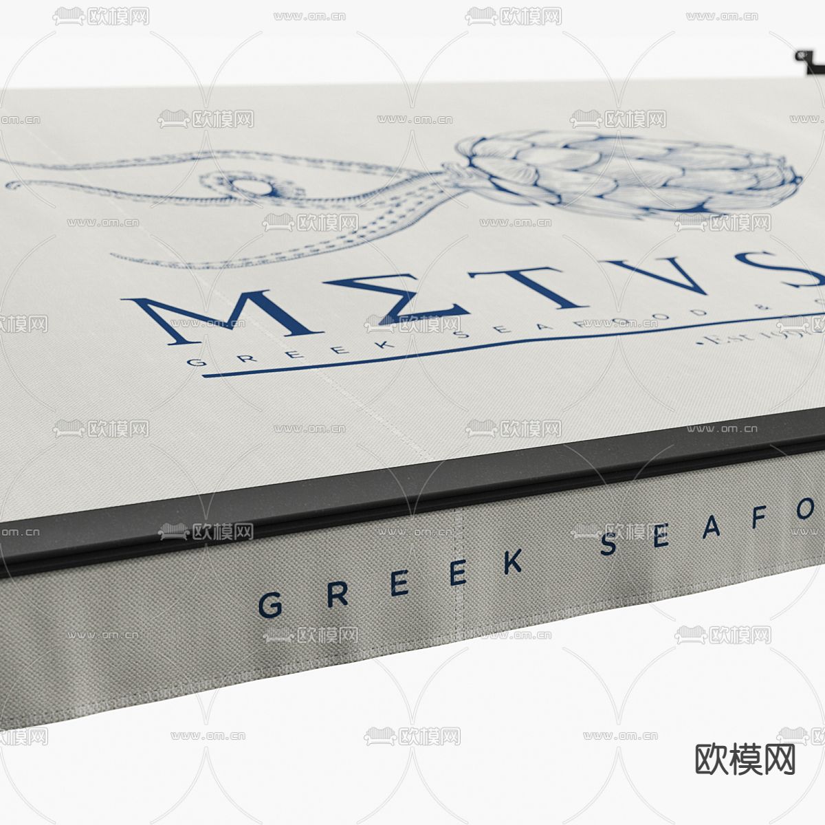 遮阳棚 伸缩雨棚3d模型下载（渲染图4）