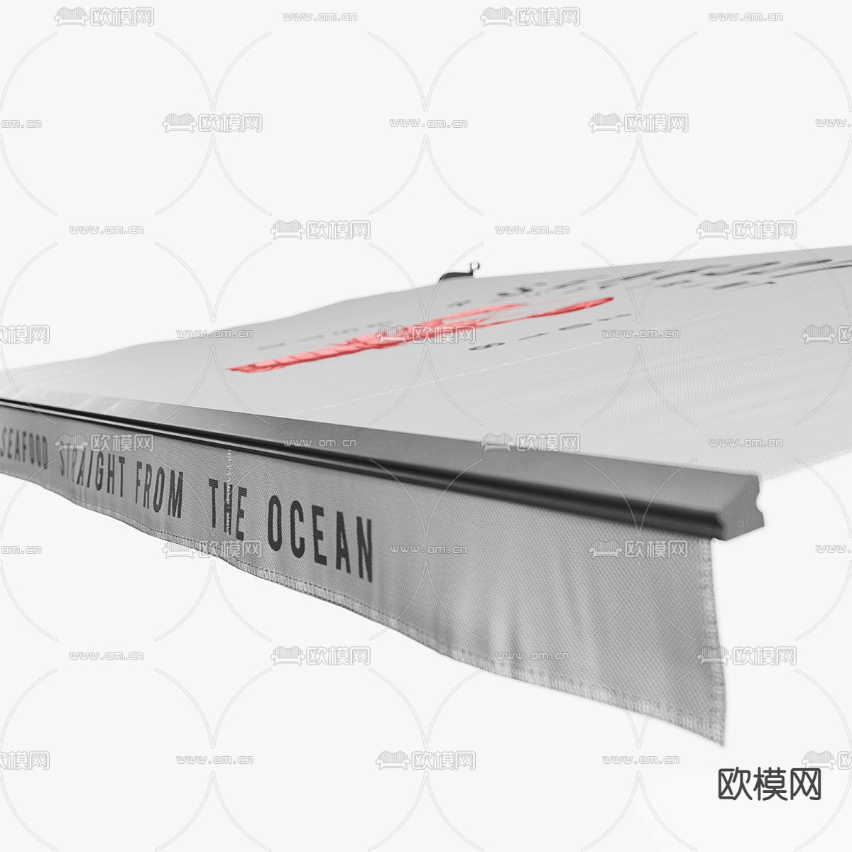 遮阳棚 伸缩雨棚3d模型下载（渲染图3）