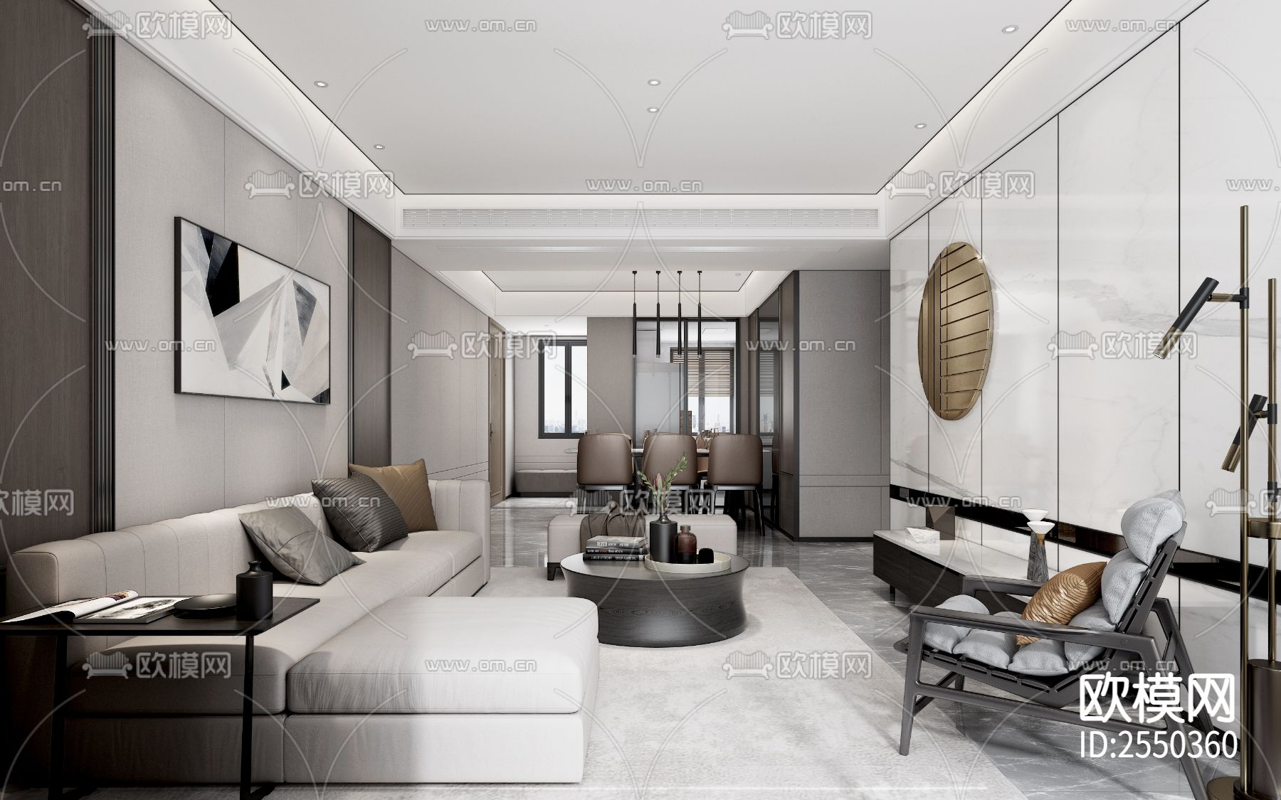 家装CAD施工图下载（渲染图6）