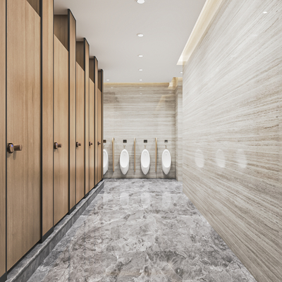  公共卫生间su模型 