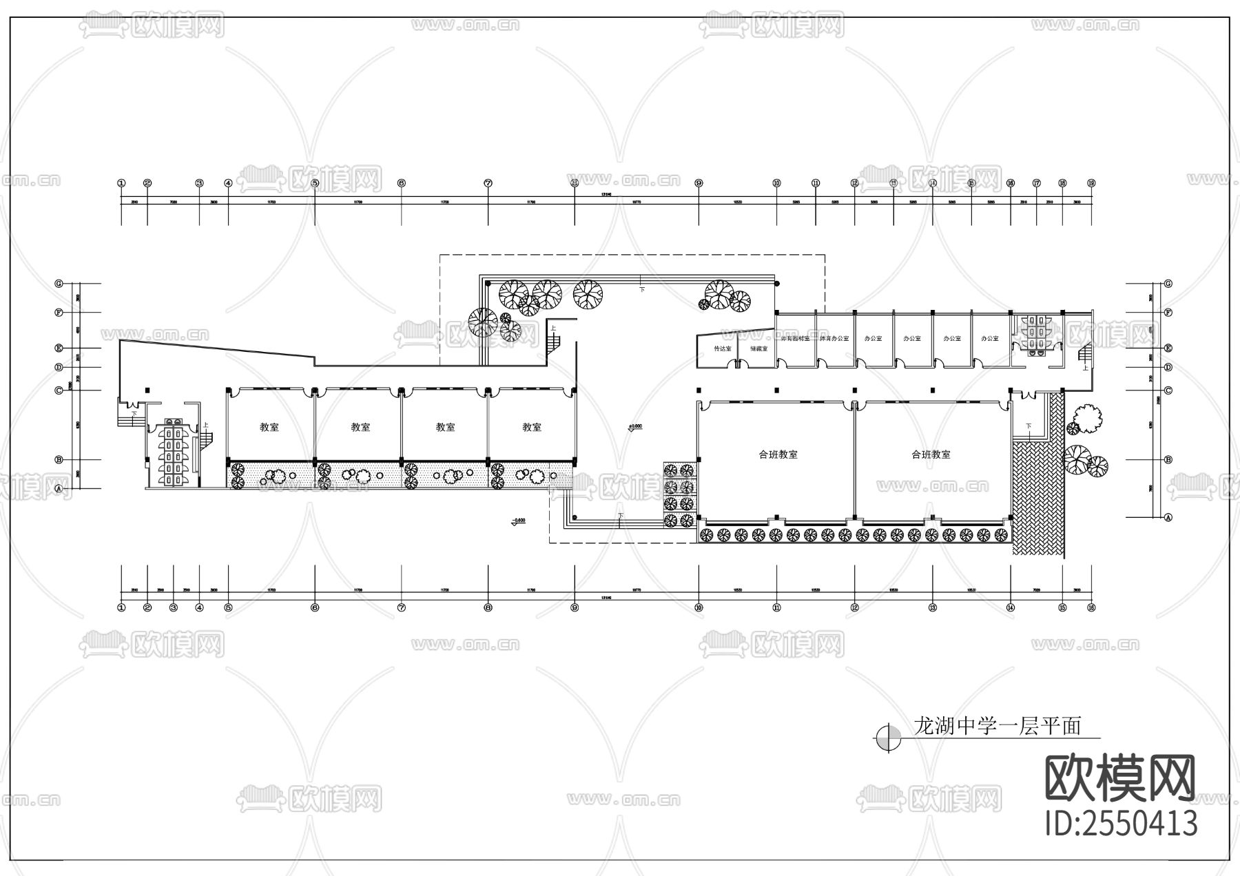 龙湖香格里拉CAD施工图下载（渲染图5）