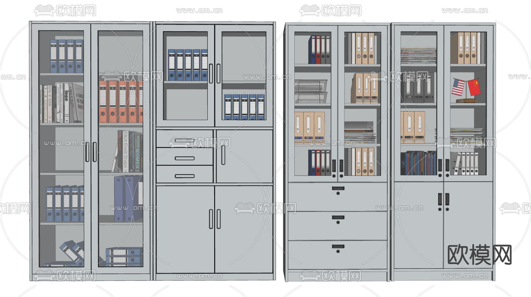 文件柜su模型下载（渲染图2）