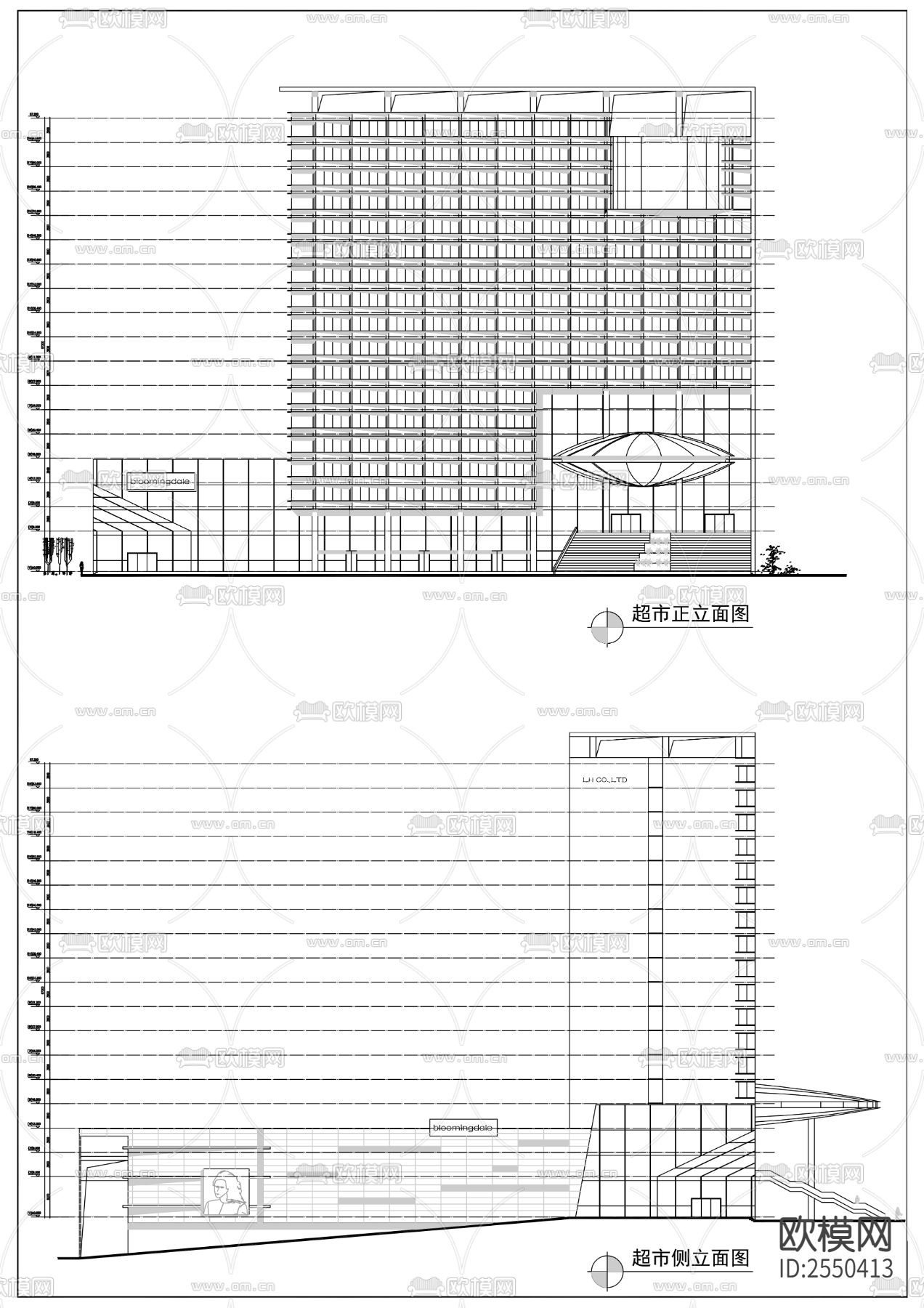 龙湖香格里拉CAD施工图下载（渲染图2）