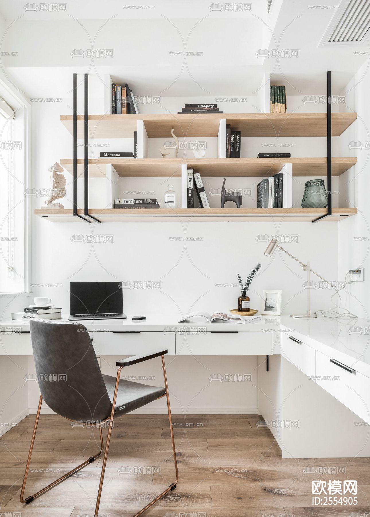 大平层豪宅CAD施工图下载（渲染图7）