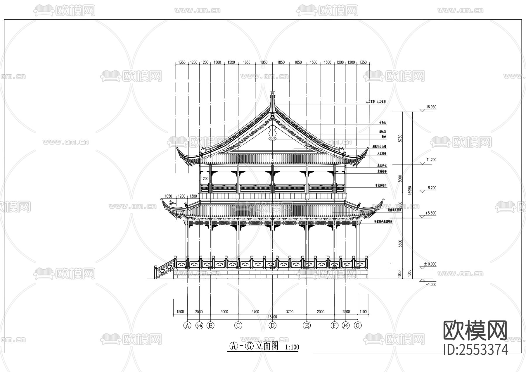 观音寺CAD施工图
