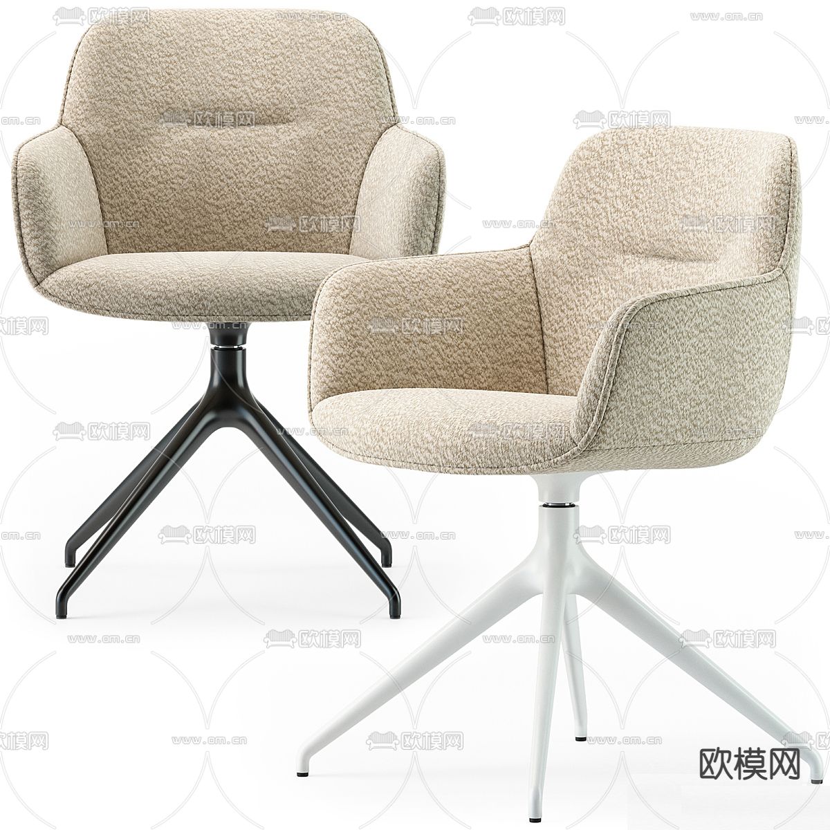 Calligaris 办公椅3d模型下载
