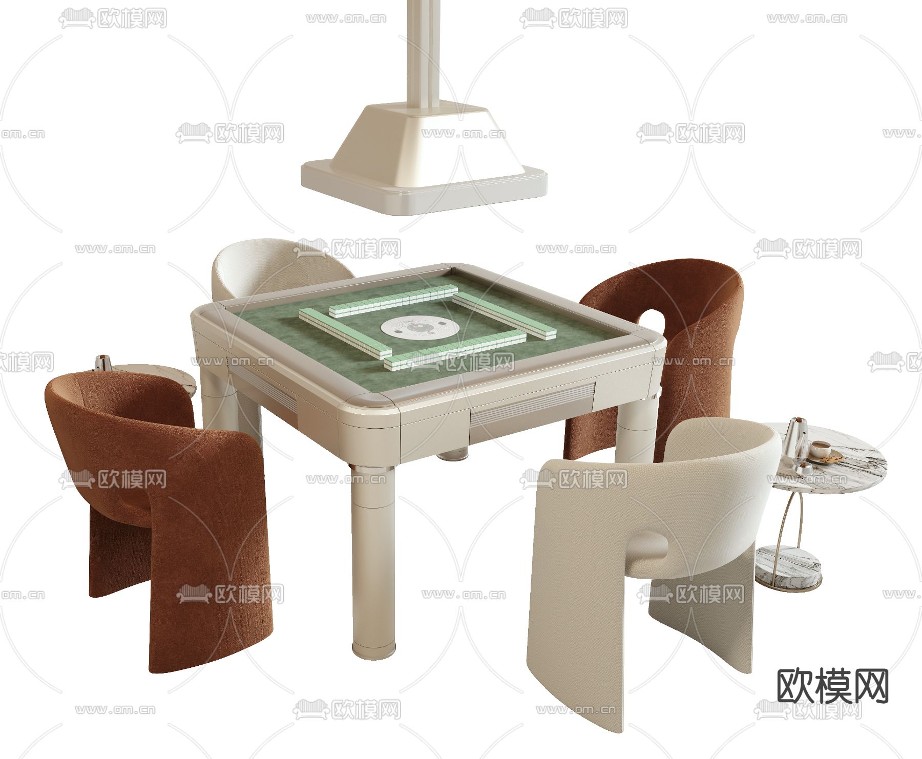 麻将桌3d模型下载
