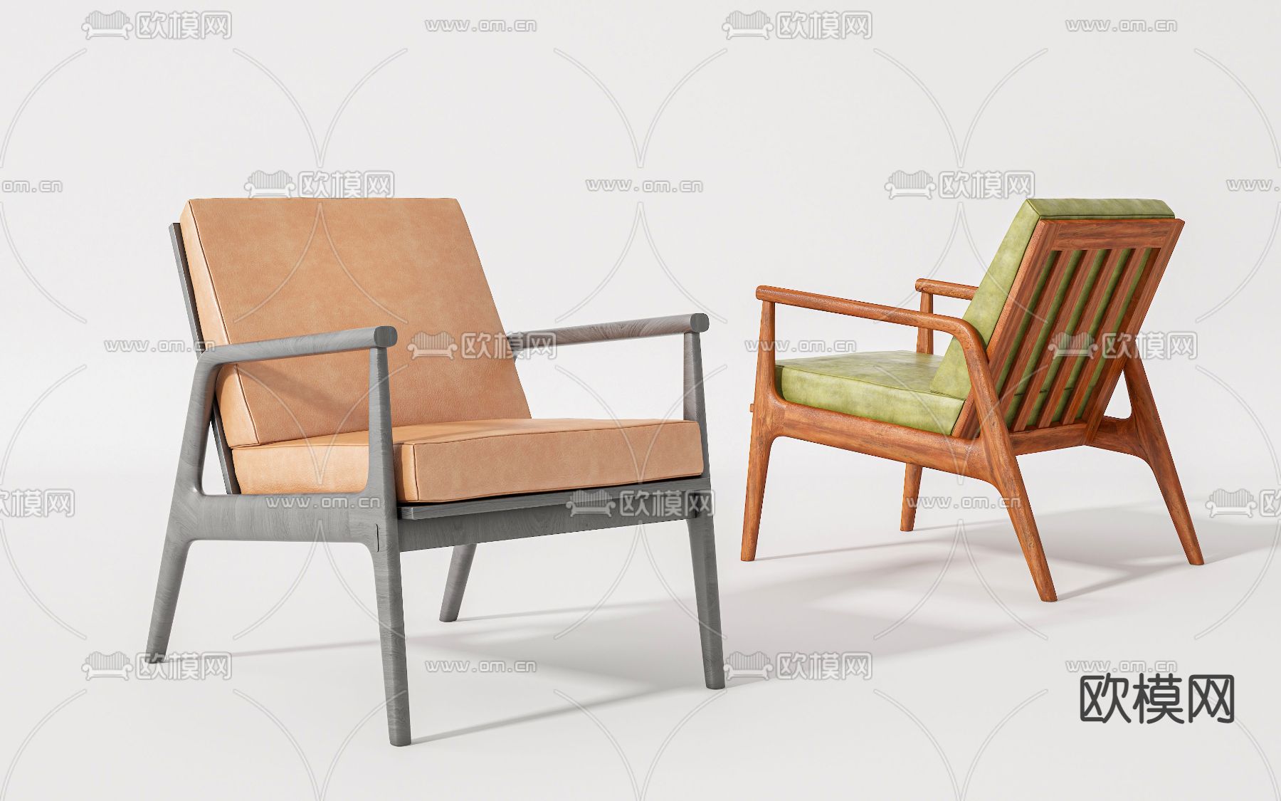 休闲椅子 躺椅su模型下载