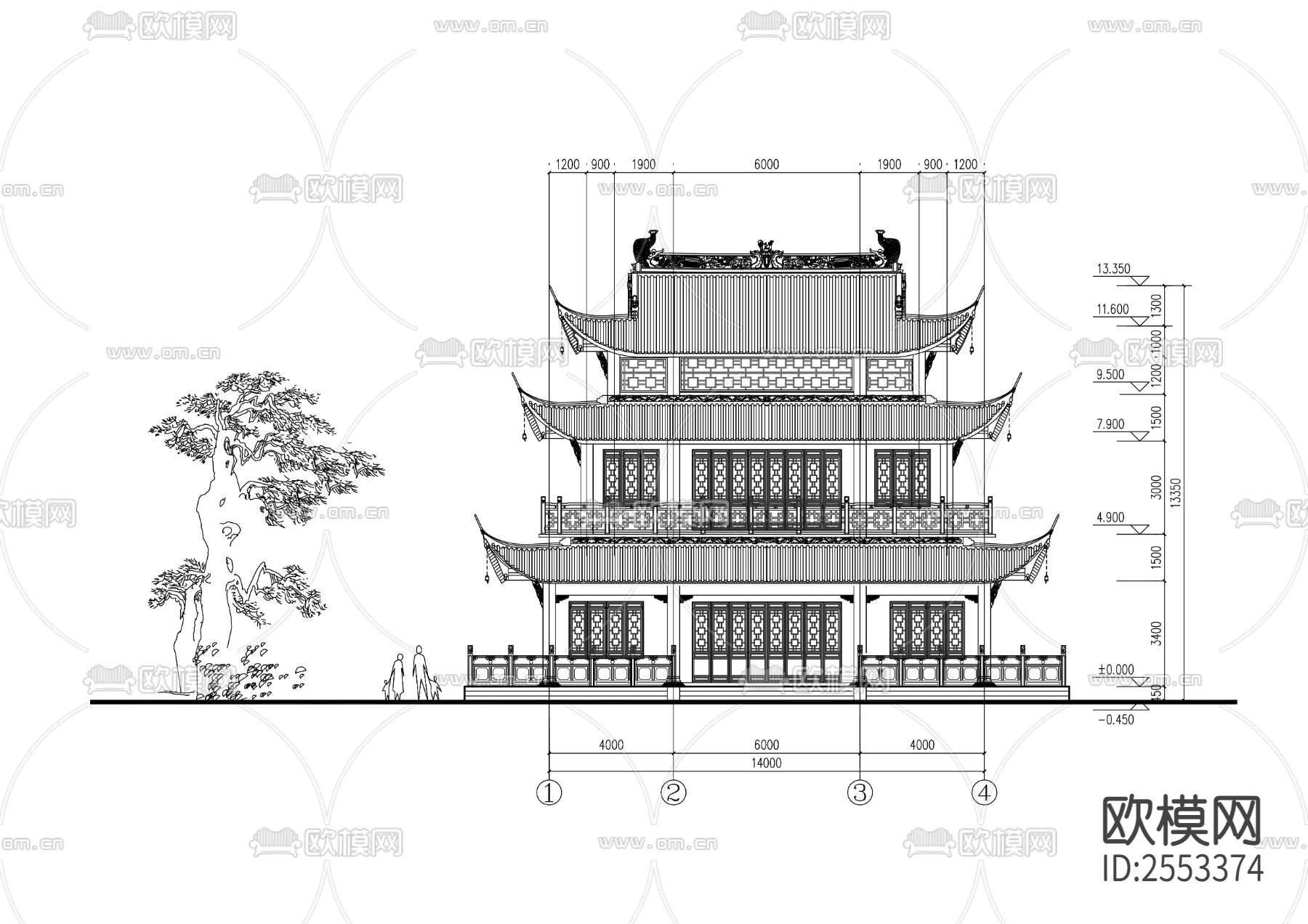 观音寺CAD施工图