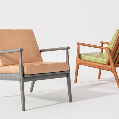  休闲椅子 躺椅su模型 