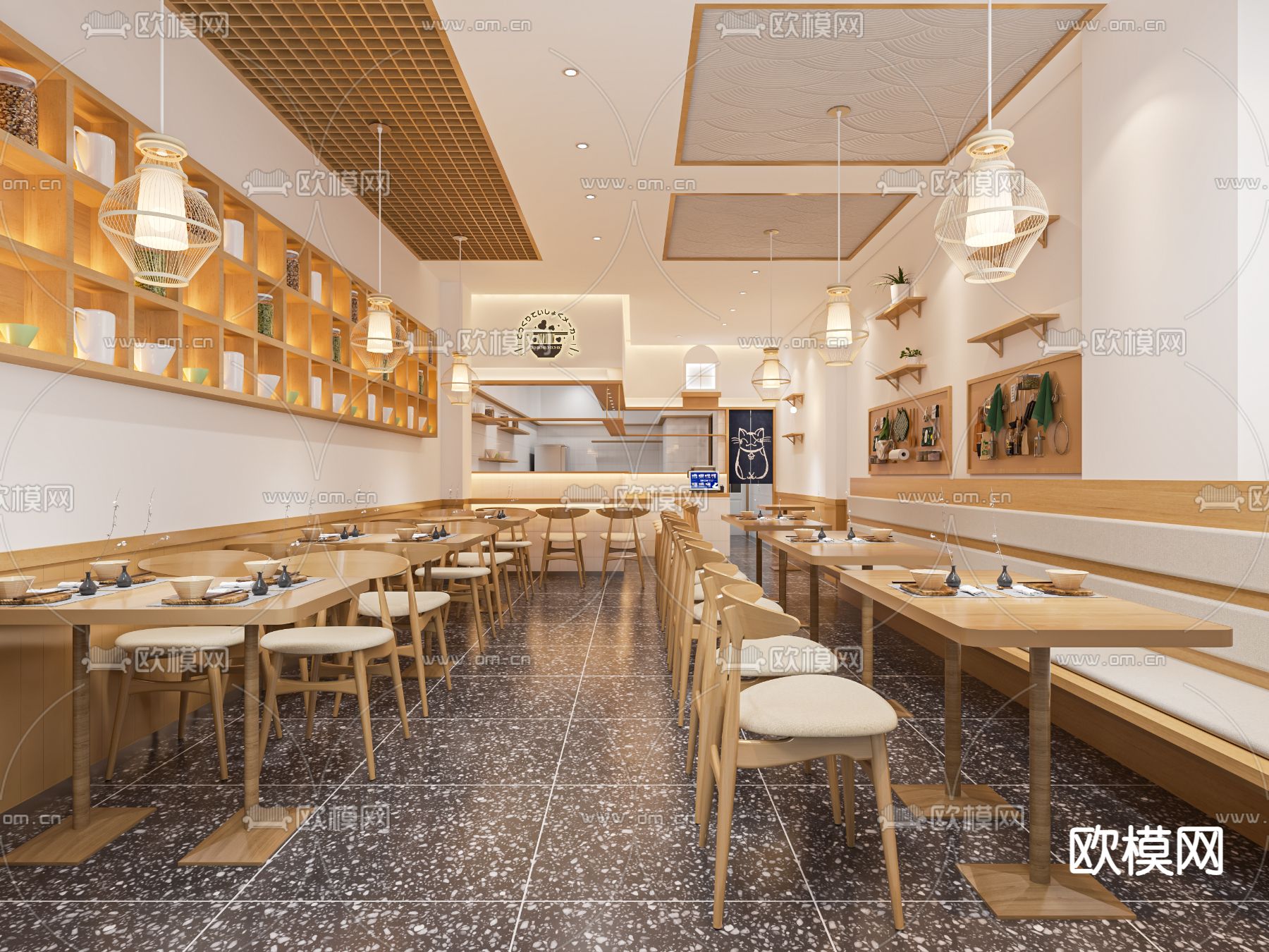 面馆 卤粉店su模型下载