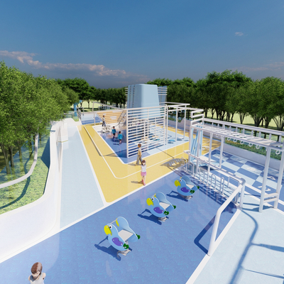 现代儿童乐园su模型