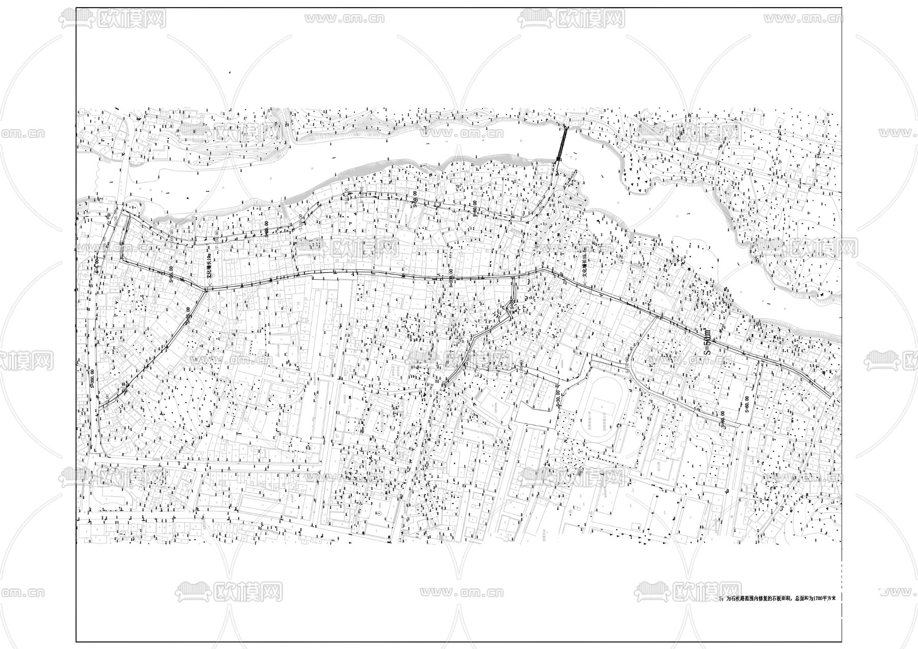 古镇历史民居建筑cad施工图下载（渲染图10）