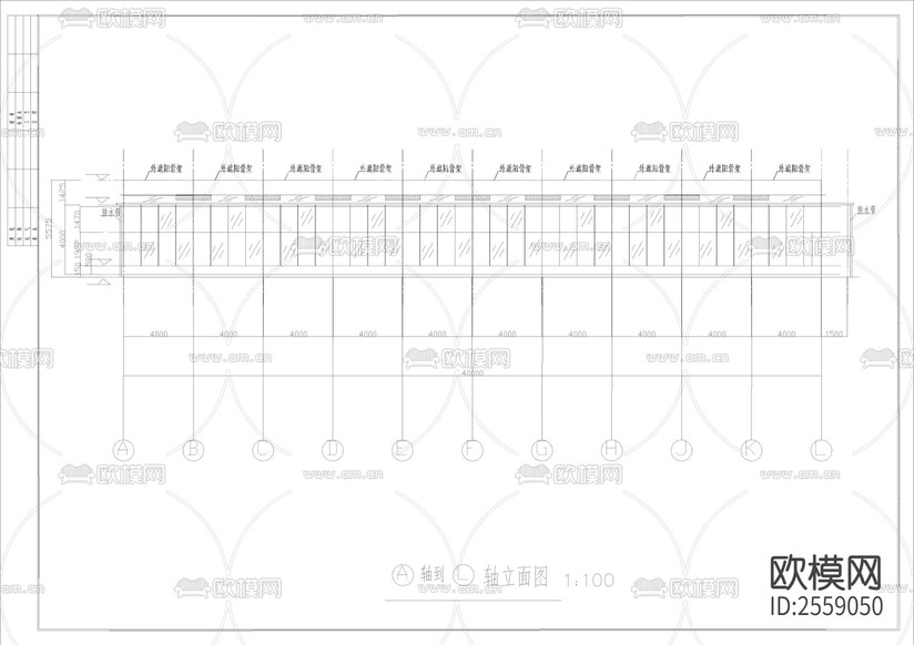 玻璃溫室建筑全套設計cad施工圖下載(渲染圖7)