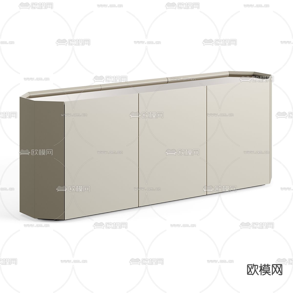 Cattelan Italia 边柜3d模型下载（渲染图5）